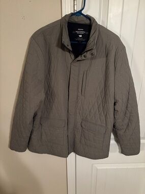 Southern Marsh Men's Quilted Lightweight Jacket in Taupe